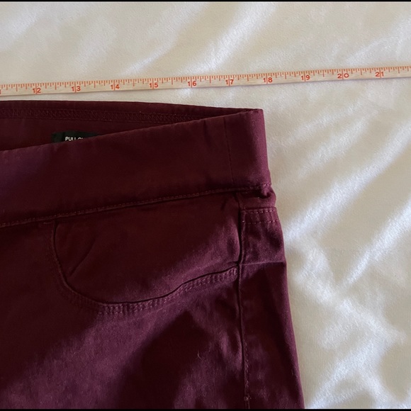 Nine west Women Dark Maroon Stretch Heidi Pull On
Jeans Size 16 plum wine burgu - Picture 3 of 7